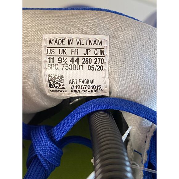 NWT ADIDAS CLEATS 11 PUREHUSTLE METAL FASTPITCH SOFTBALL SHOES BLUE FV9040 - Picture 5 of 16